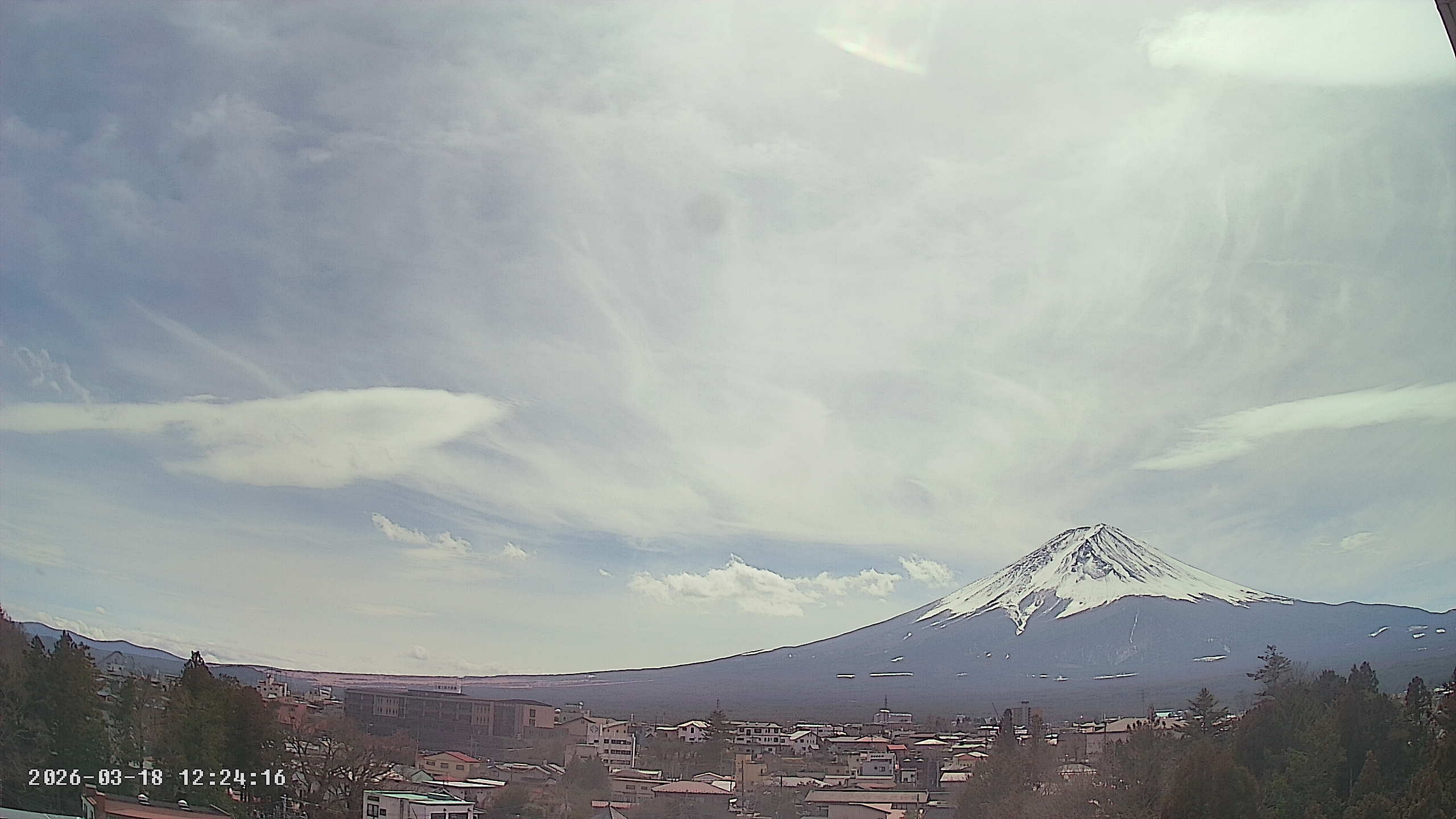 富士山ライブカメラ-河口湖船津