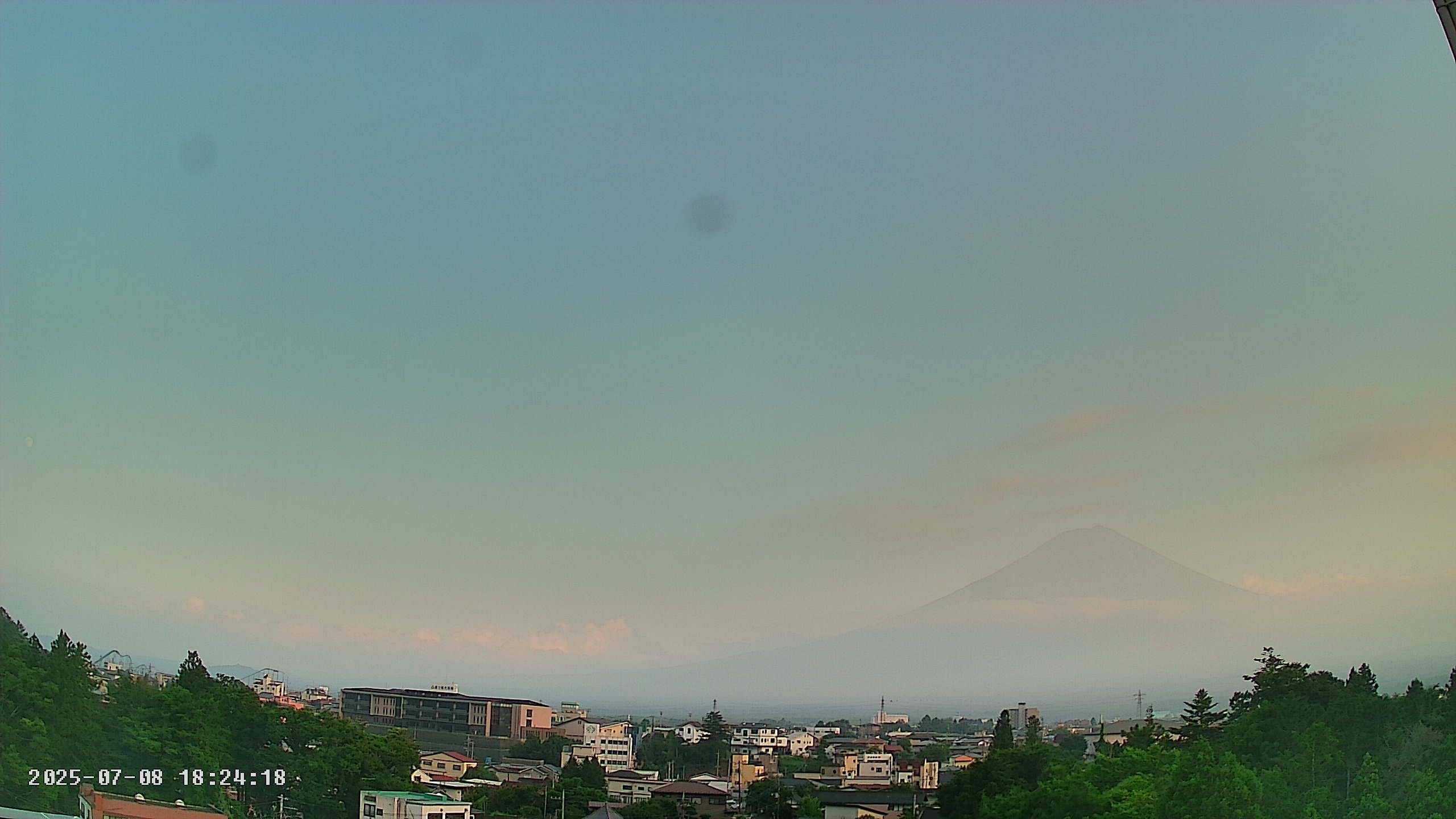 富士山ライブカメラ-河口湖船津