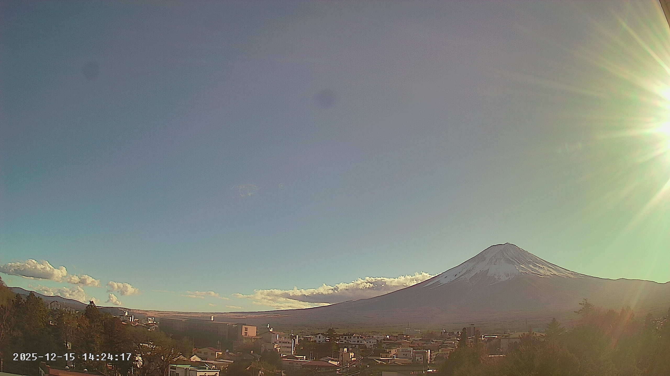 富士山ライブカメラ-河口湖船津