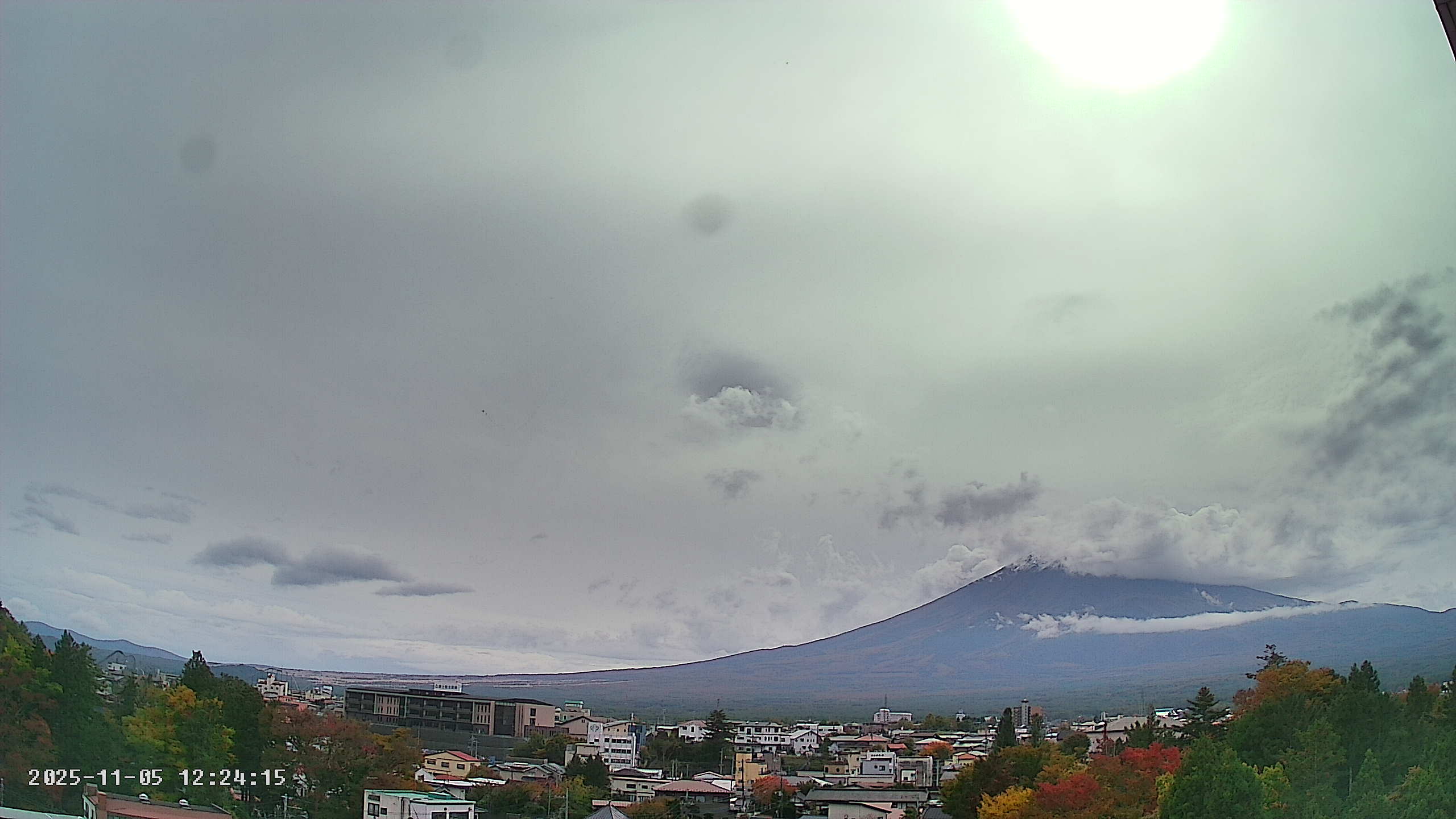 富士山ライブカメラ-河口湖船津