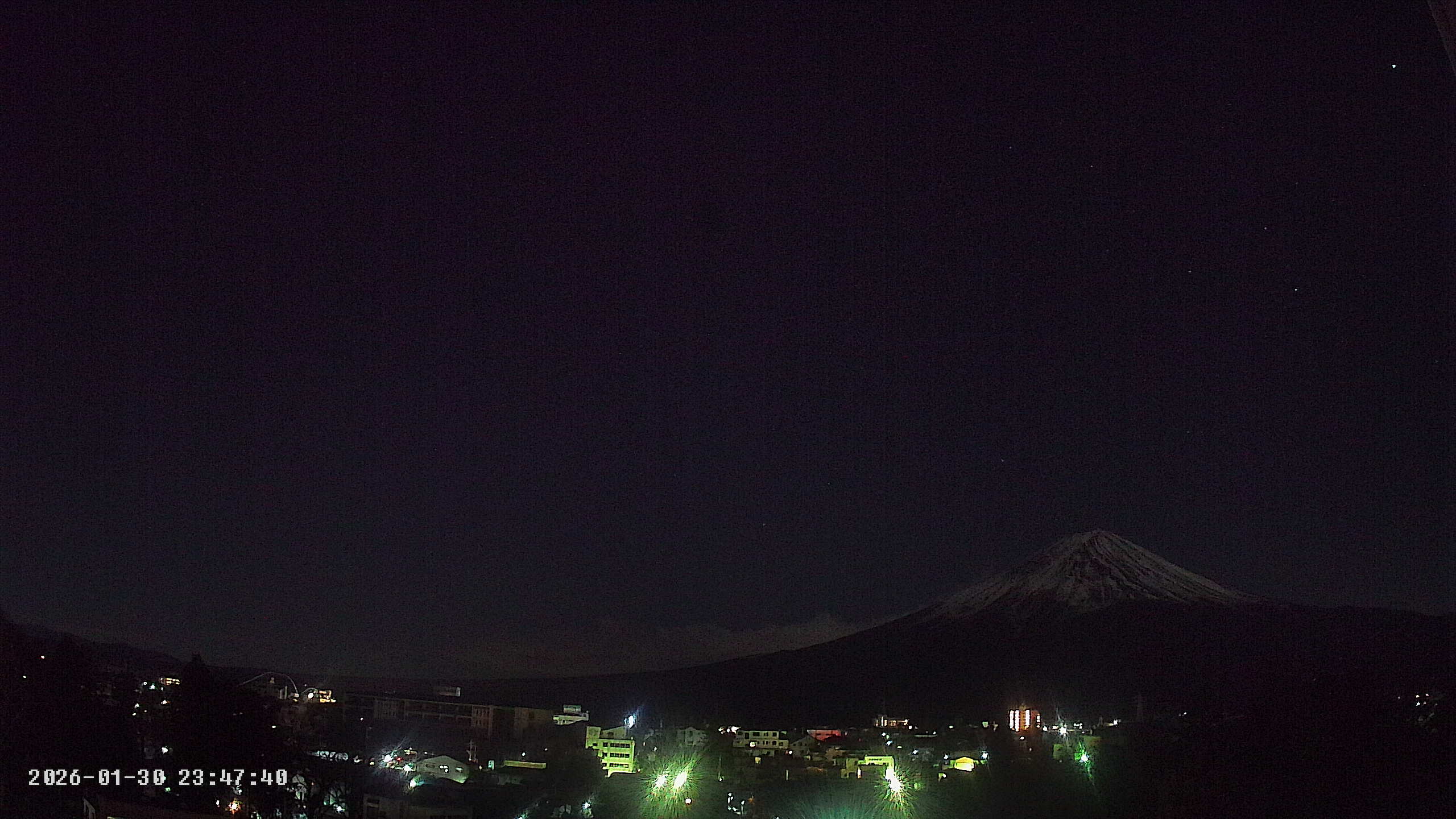 富士山ライブカメラ-河口湖船津