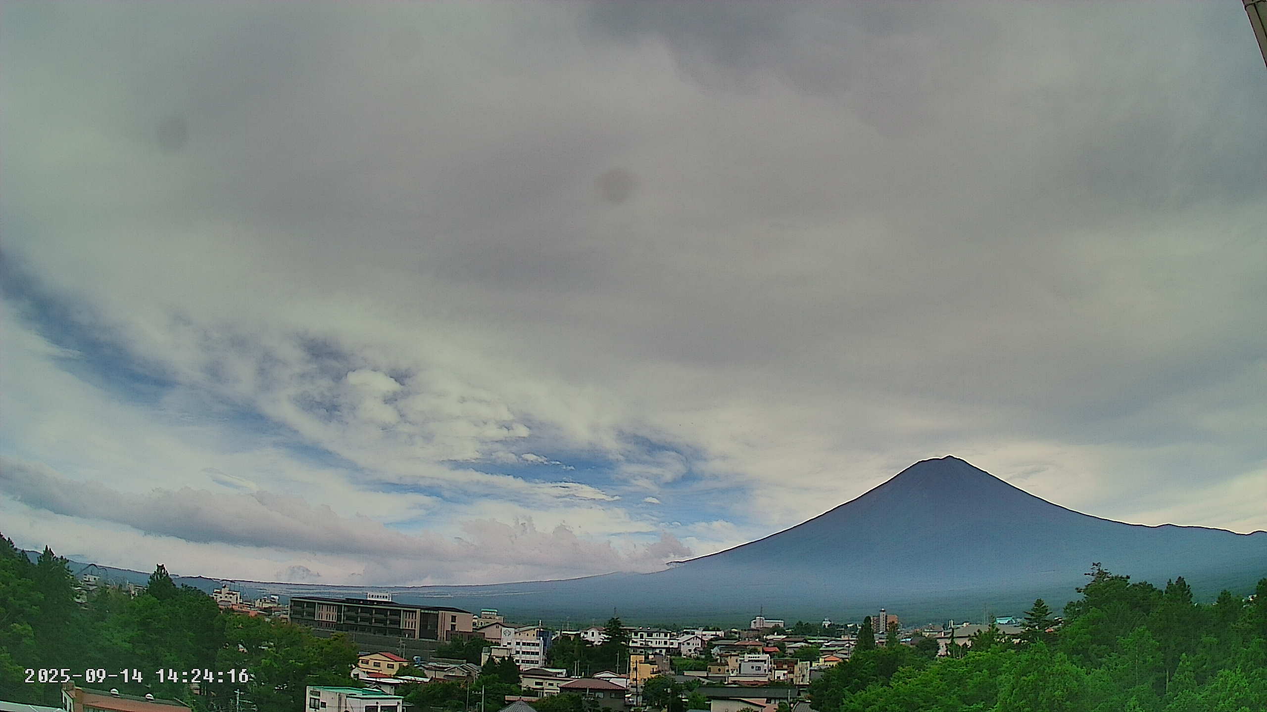 富士山ライブカメラ-河口湖船津