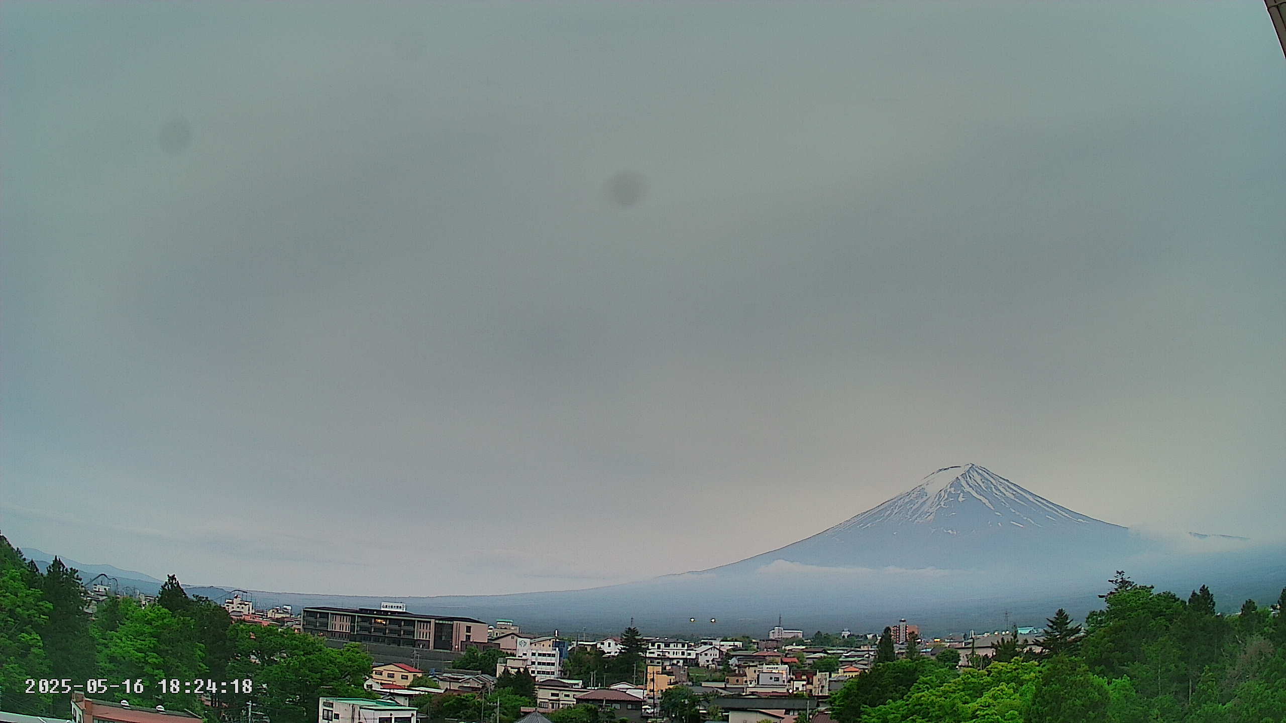 富士山ライブカメラ-河口湖船津