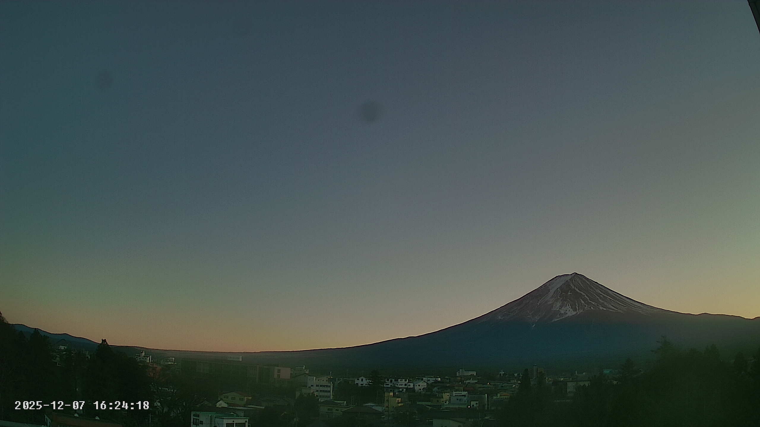 富士山ライブカメラ-河口湖船津