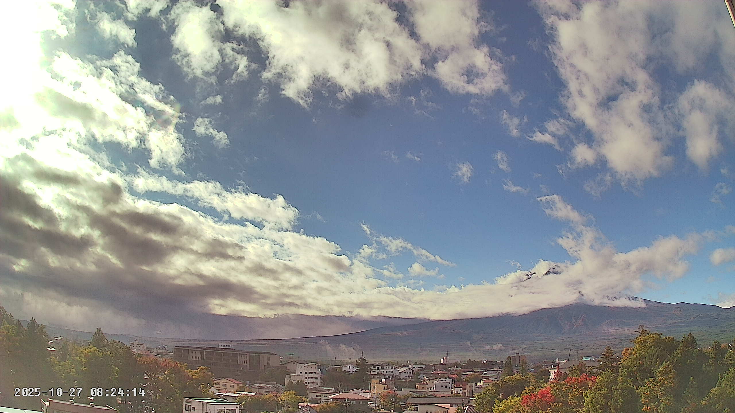 富士山ライブカメラ-河口湖船津