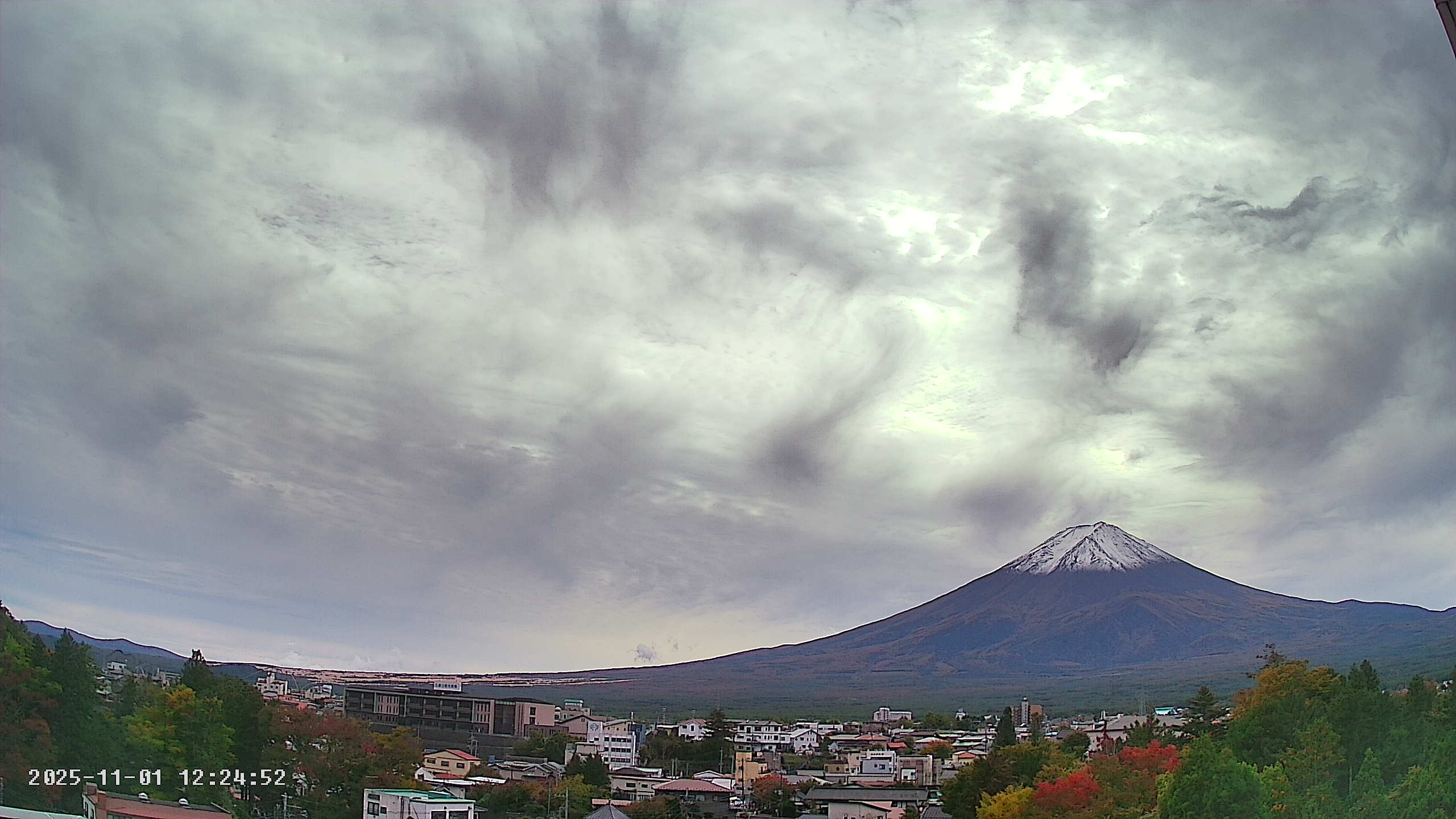 富士山ライブカメラ-河口湖船津