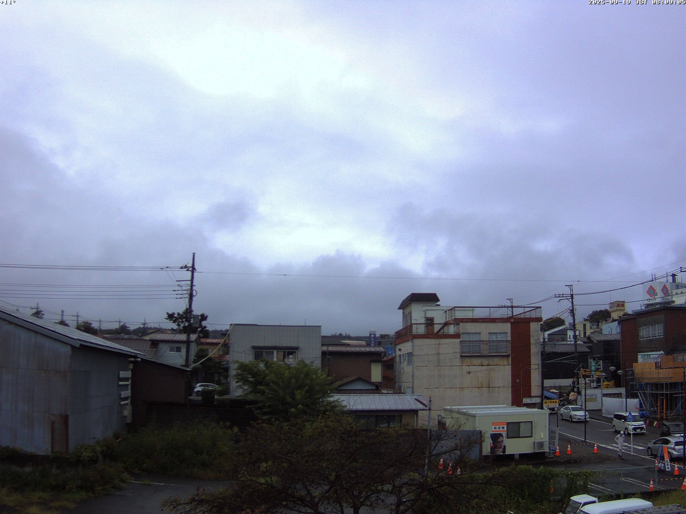 富士山ライブカメラ-富士吉田市から星空観察