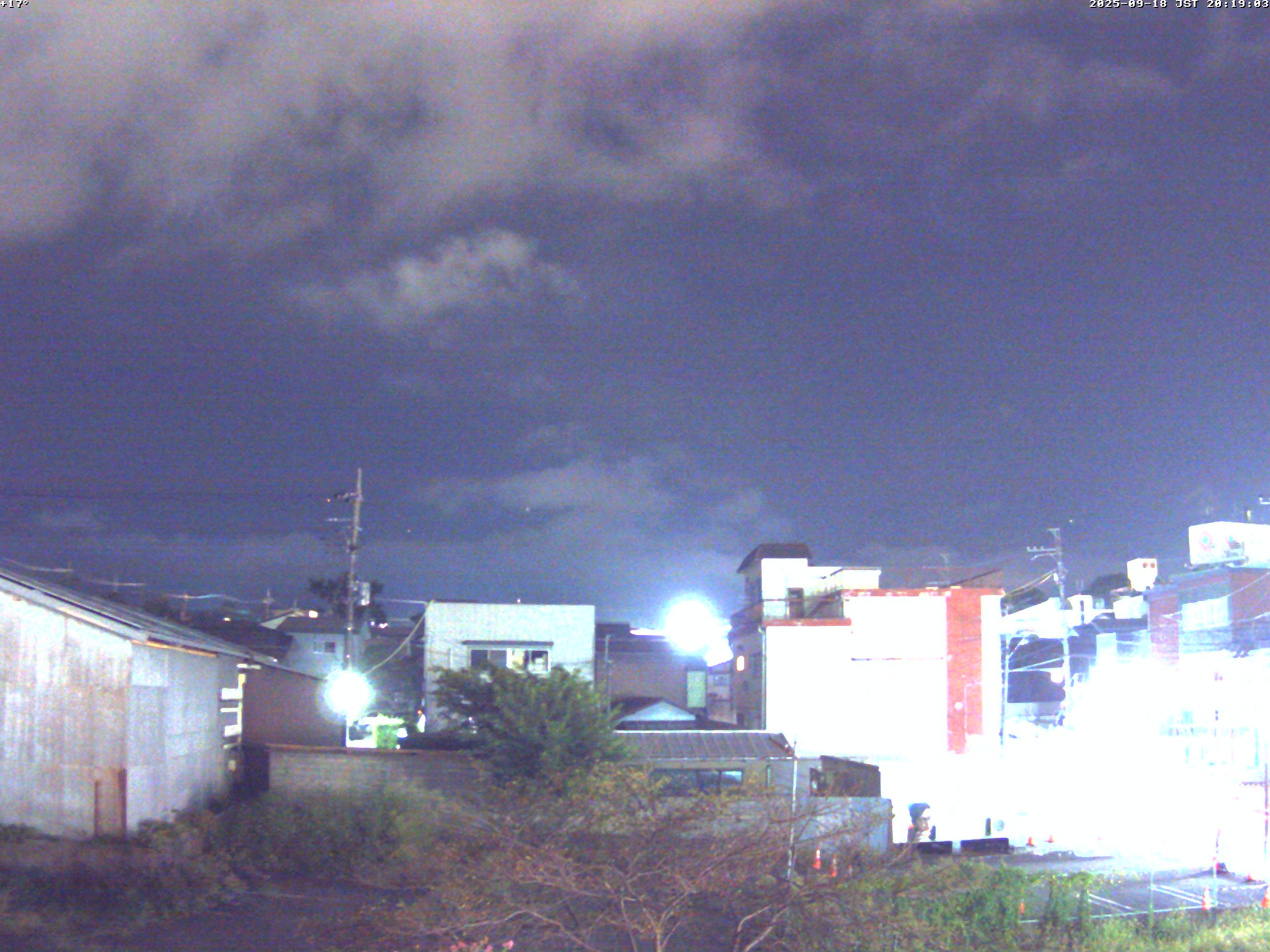 富士山ライブカメラ-富士吉田市から星空観察