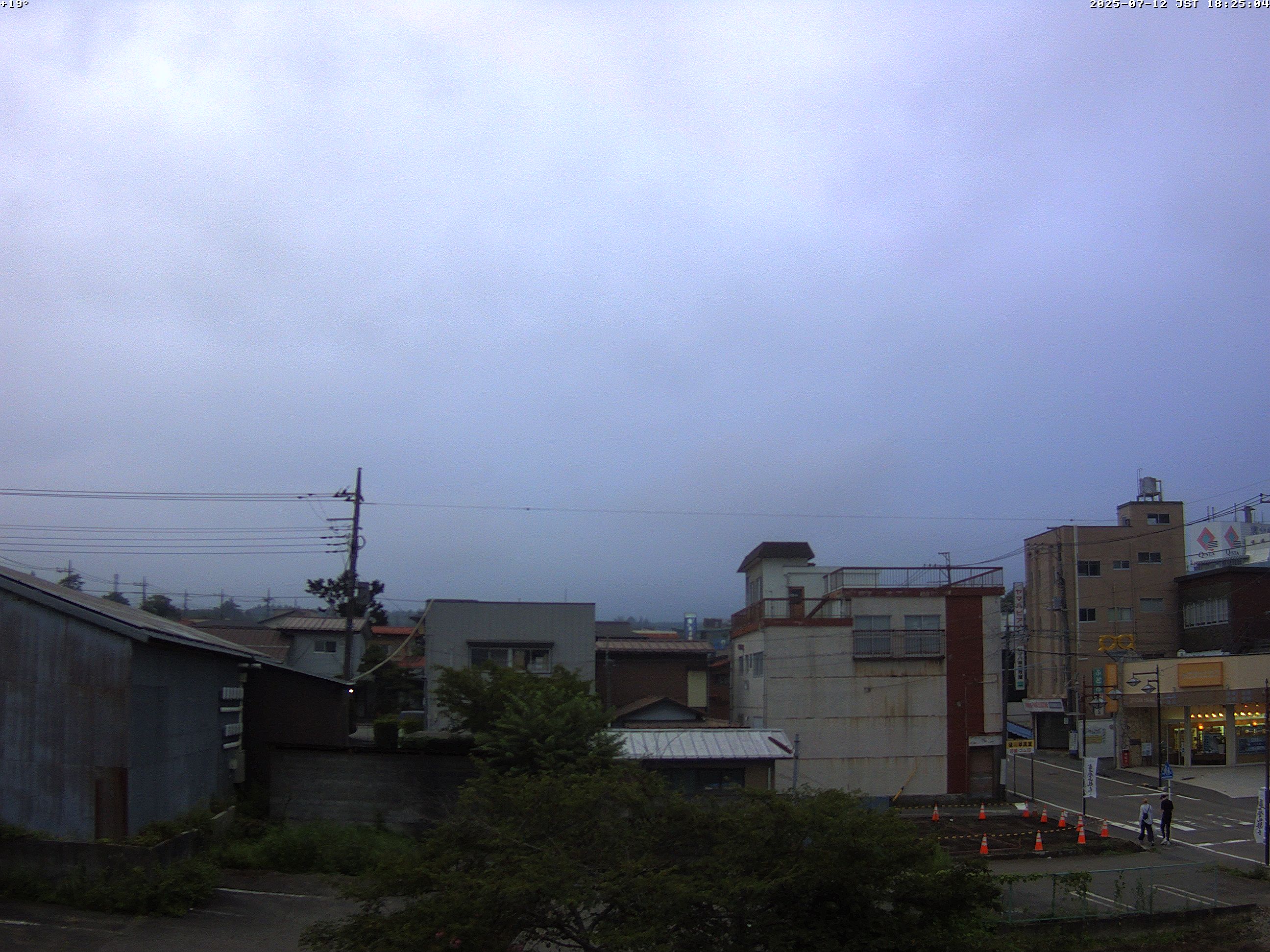 富士山ライブカメラ-富士吉田市から星空観察