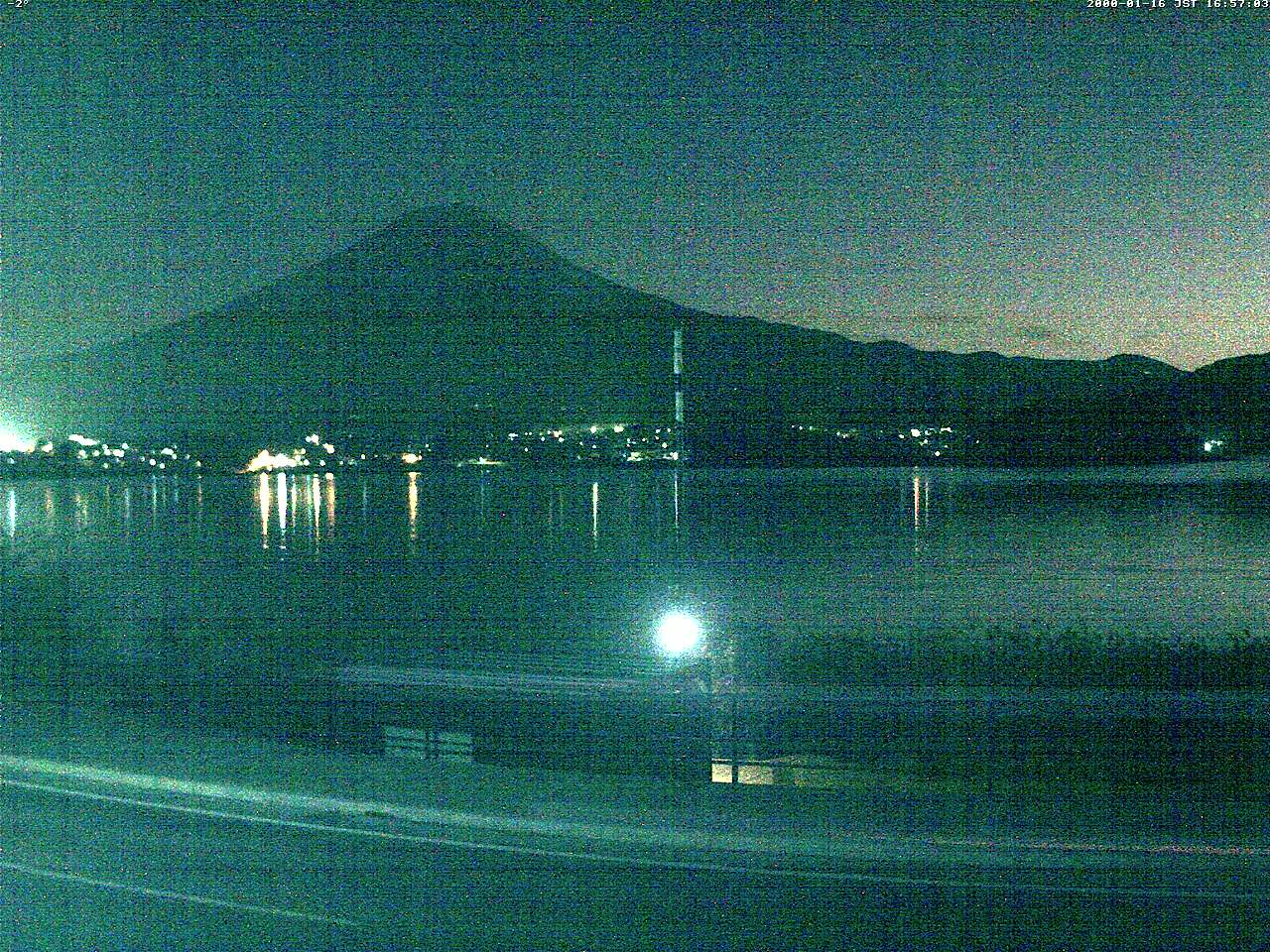 富士山ライブカメラ-河口湖大石湖畔