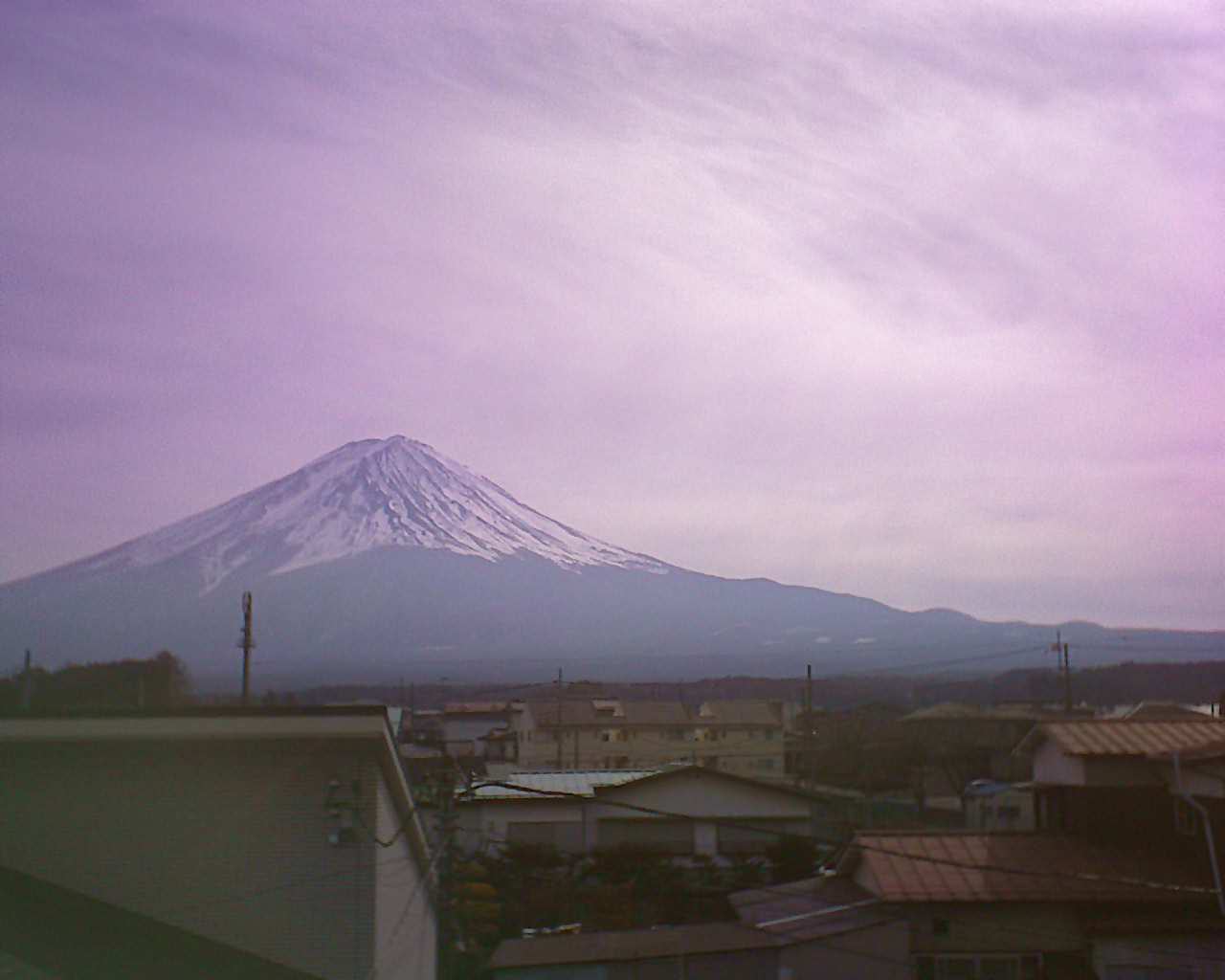 富士山ライブカメラ-河口湖勝山