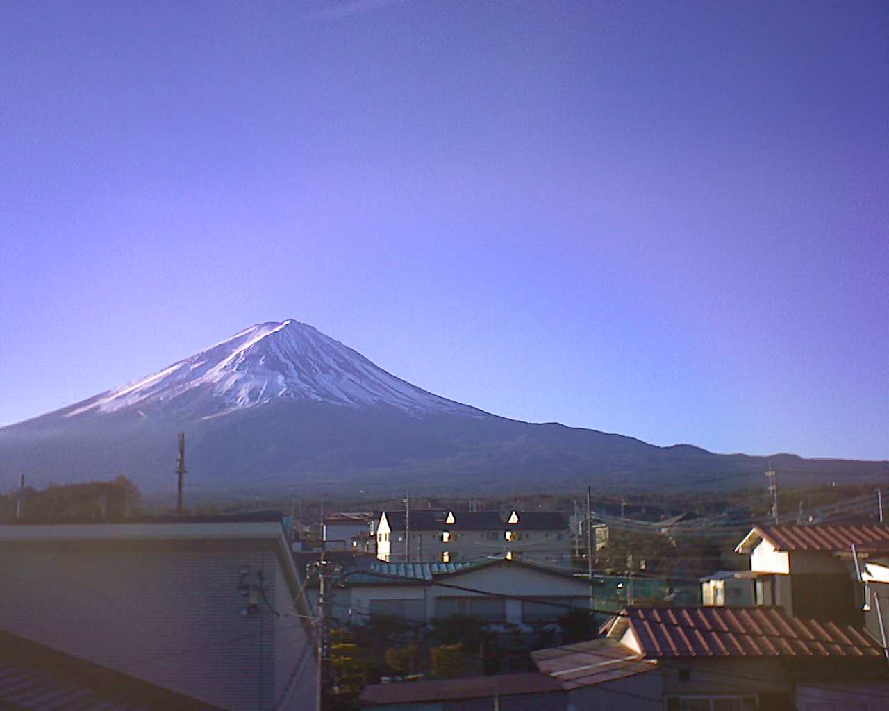 富士山ライブカメラ-河口湖勝山