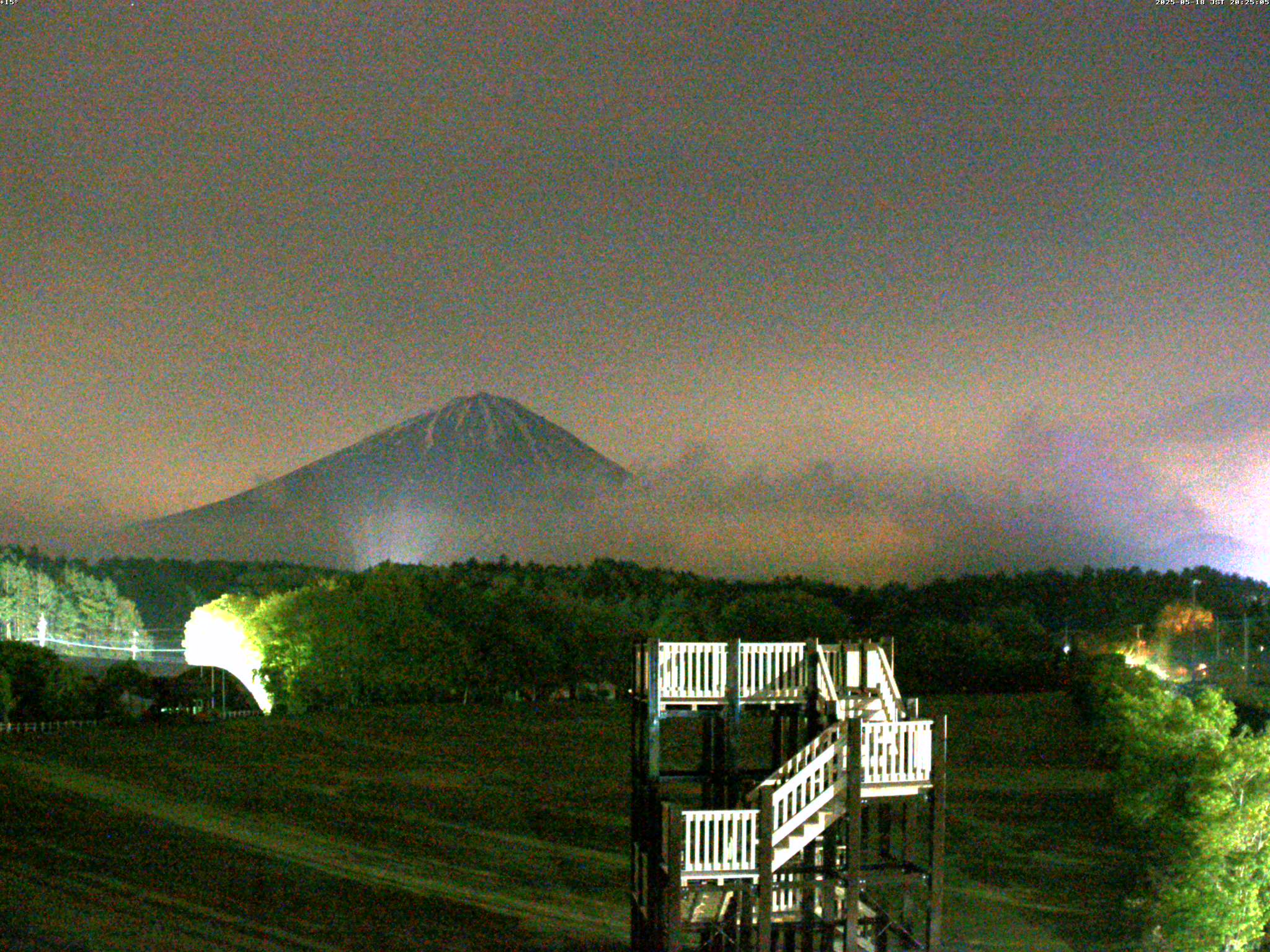 富士山ライブカメラ-鳴沢村活き活き広場