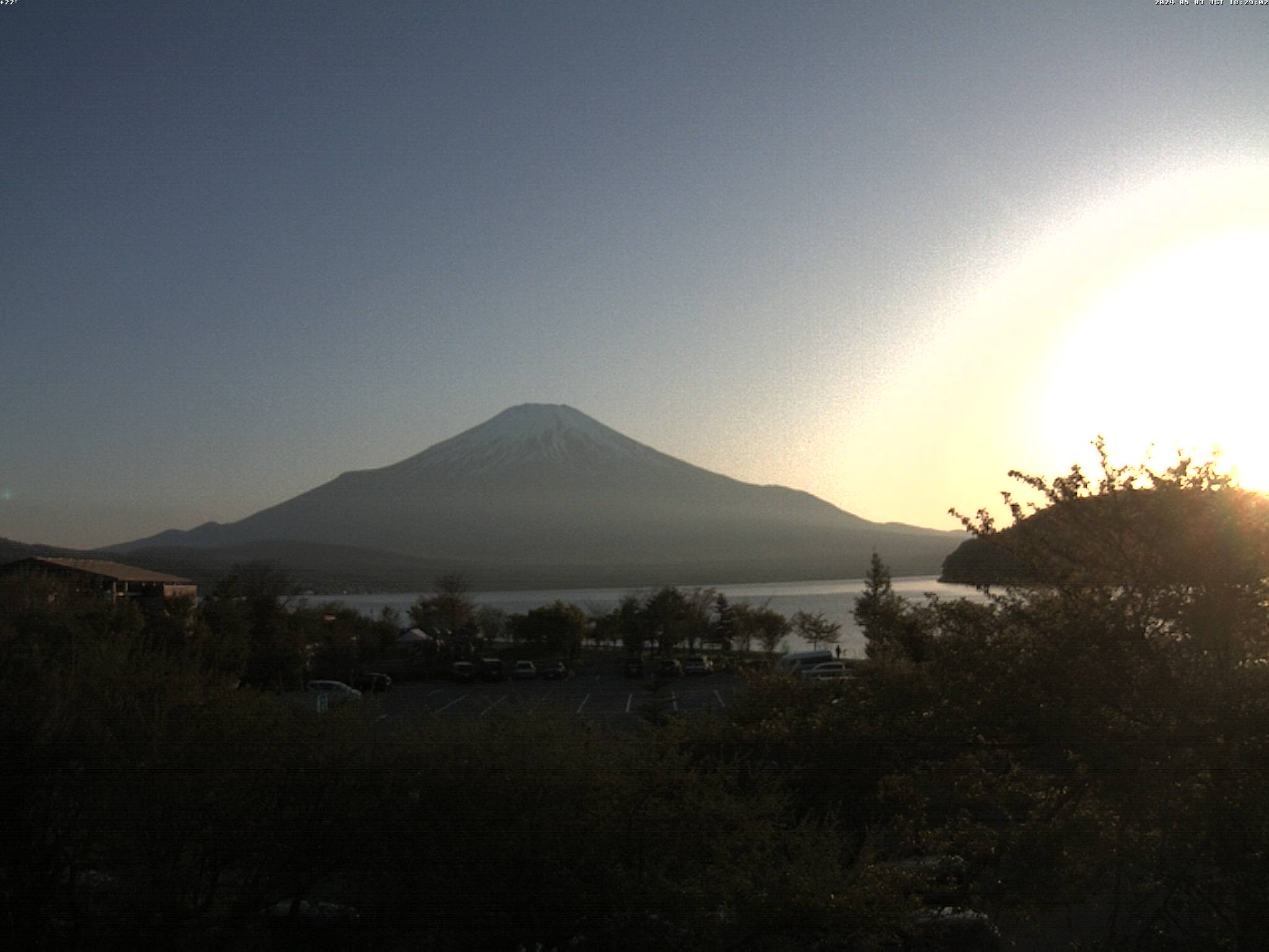 富士山ライブカメラ-山中湖平野