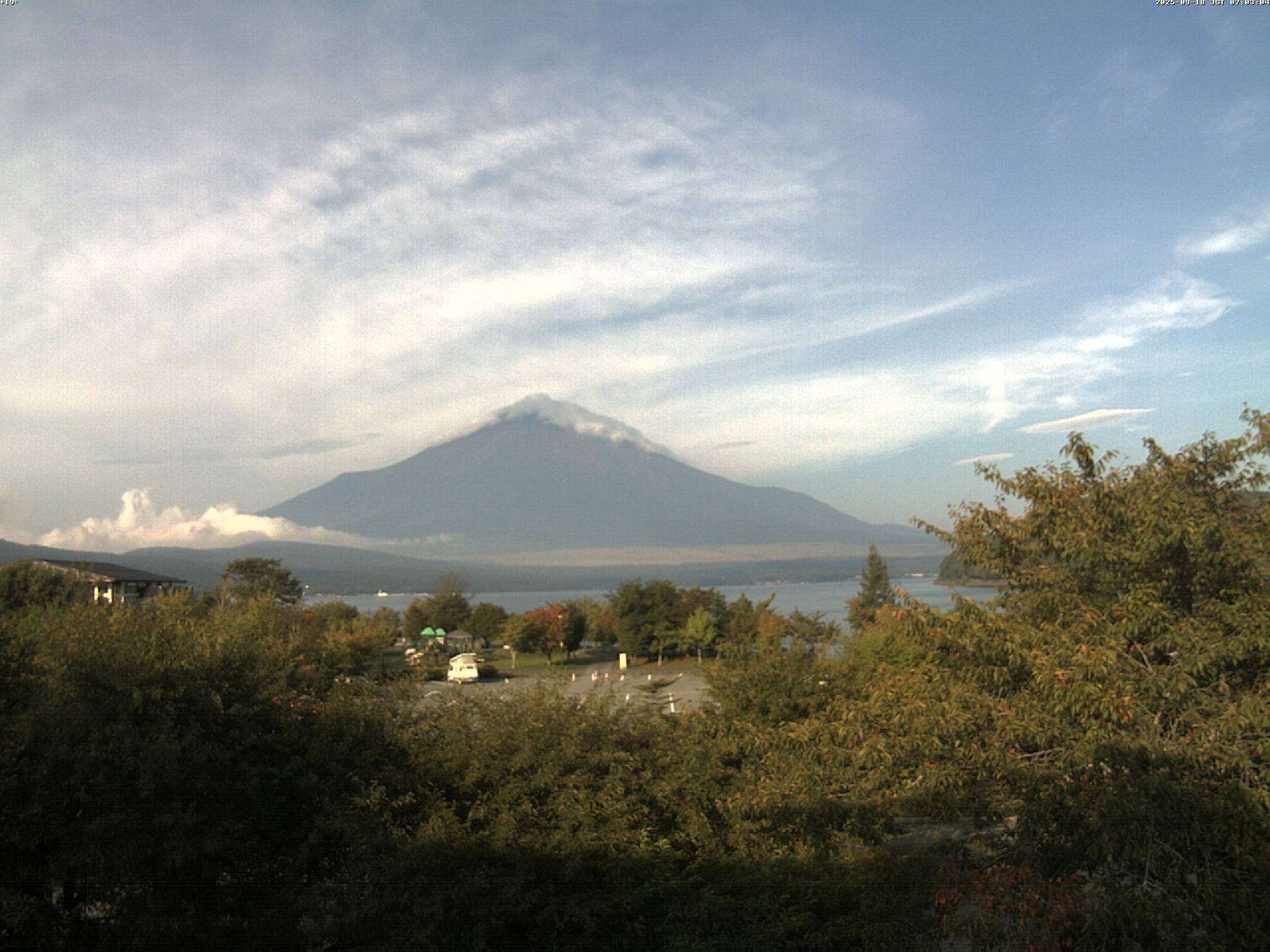 富士山ライブカメラ-山中湖平野