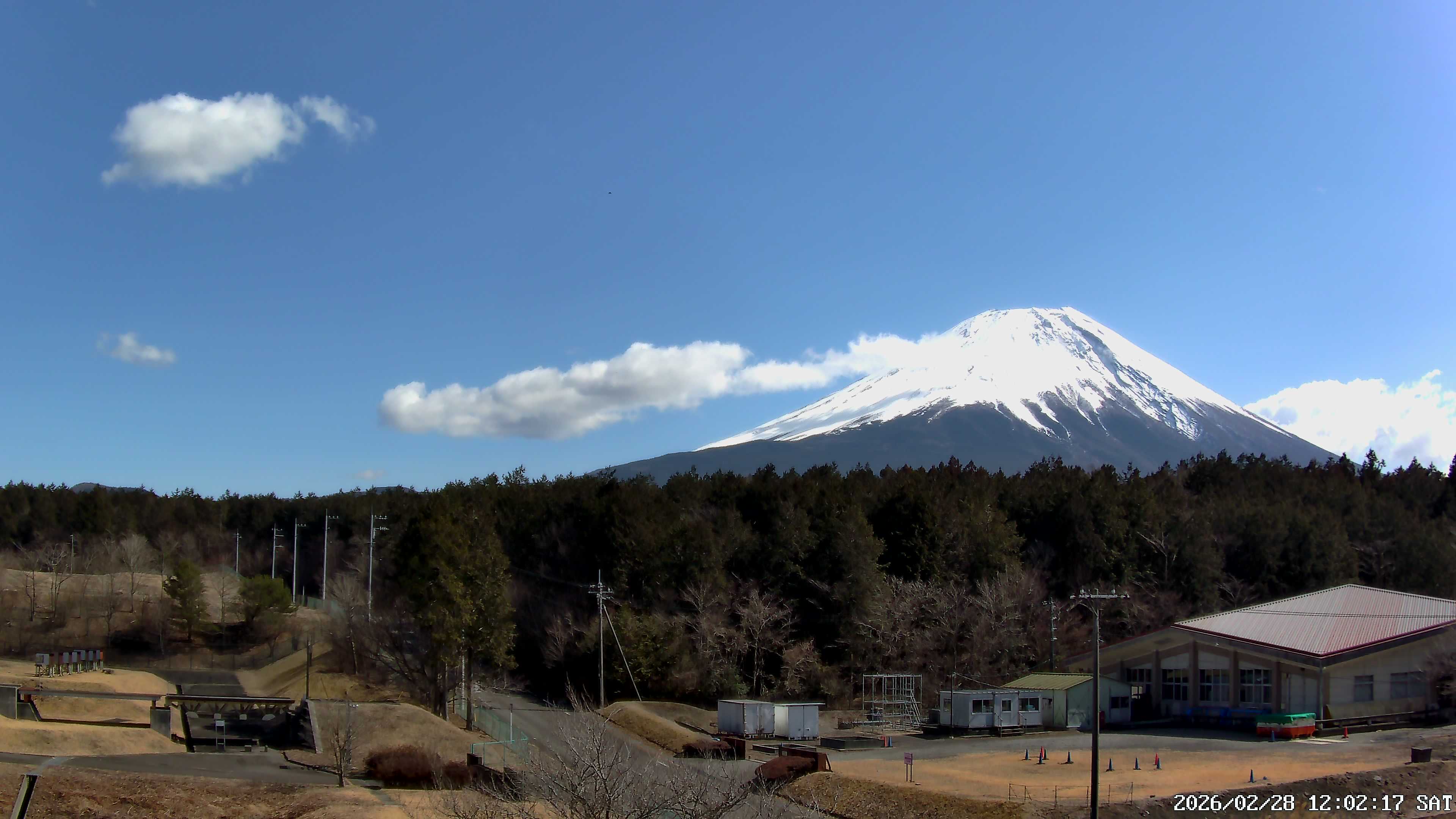 富士山ライブカメラ-朝霧高原富士教育訓練センター
