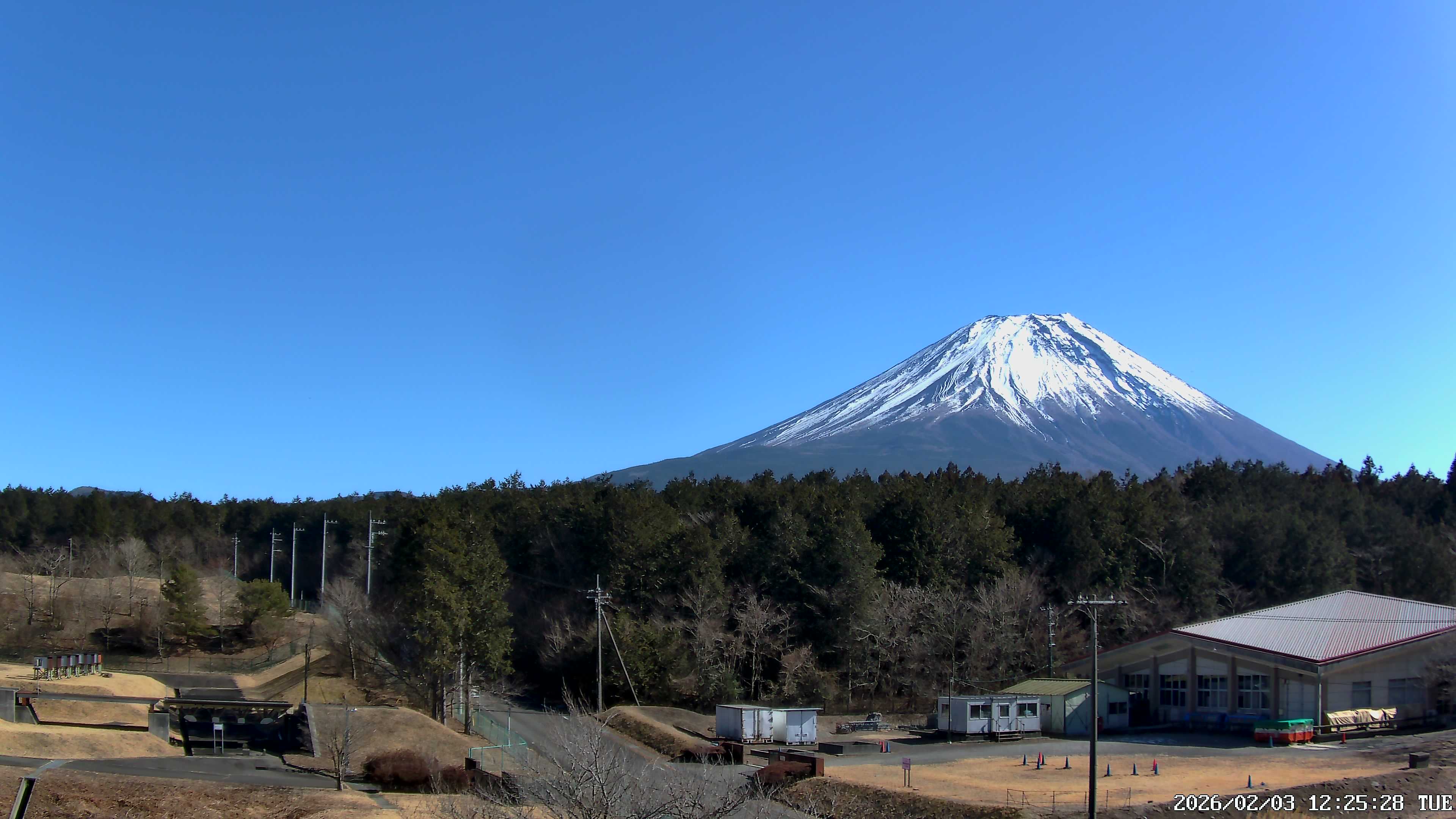 富士山ライブカメラ-朝霧高原富士教育訓練センター