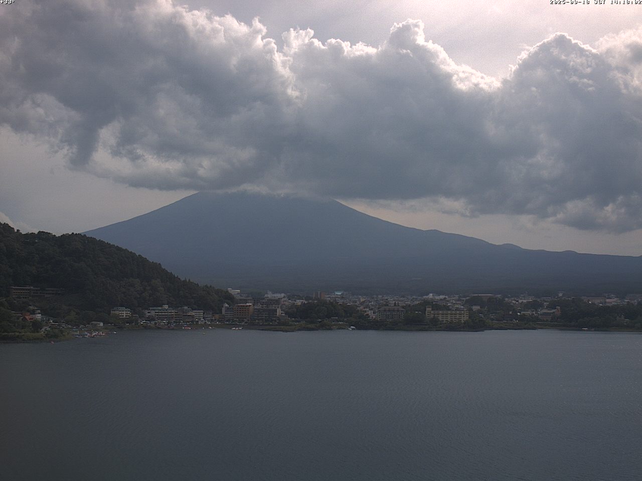 富士山ライブカメラ-河口湖逆さ富士