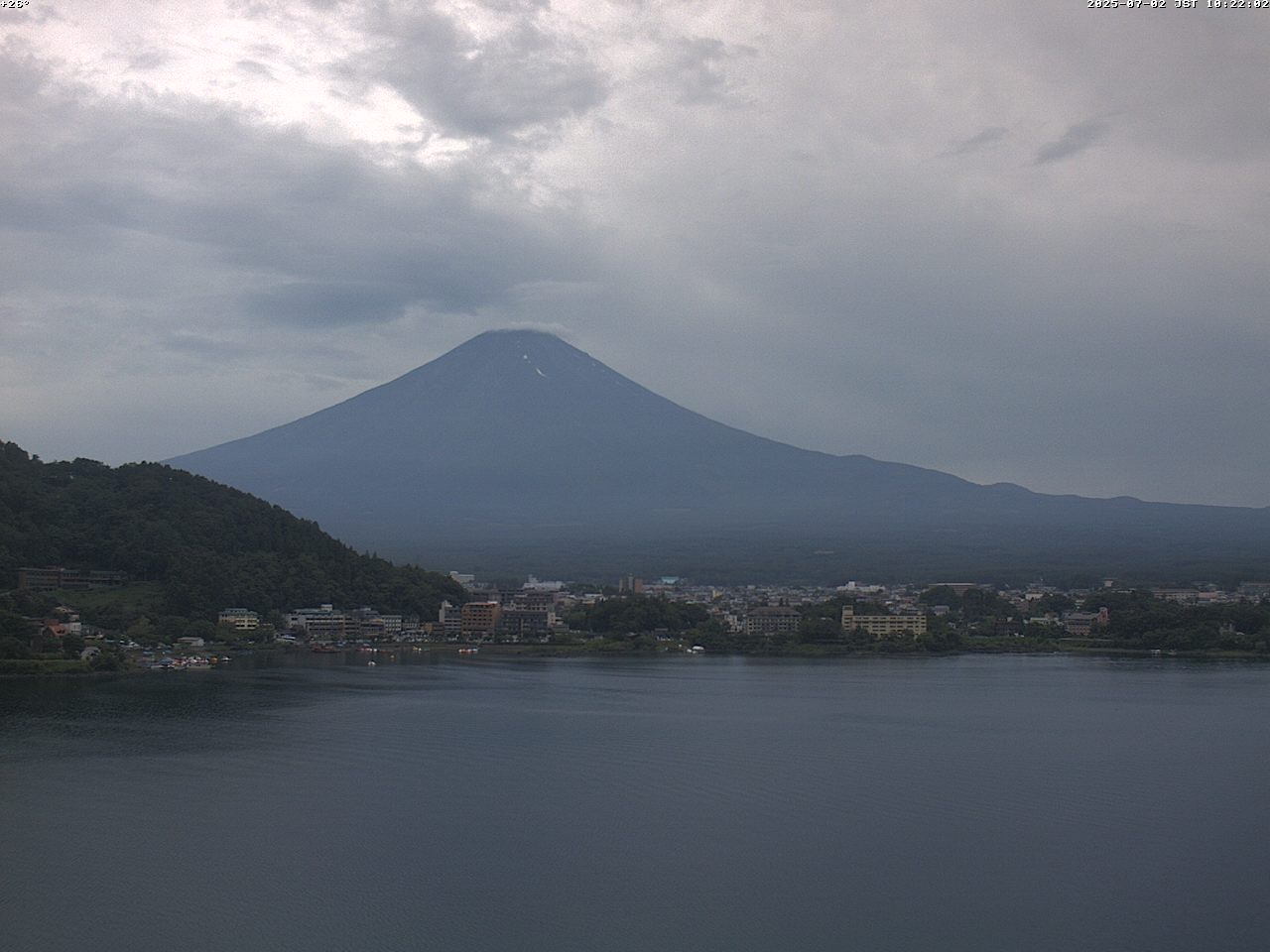富士山ライブカメラ-河口湖逆さ富士