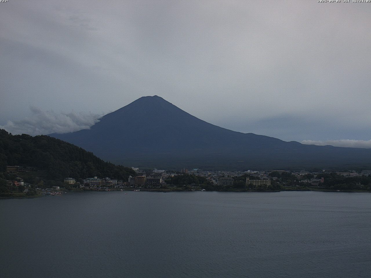 富士山ライブカメラ-河口湖逆さ富士