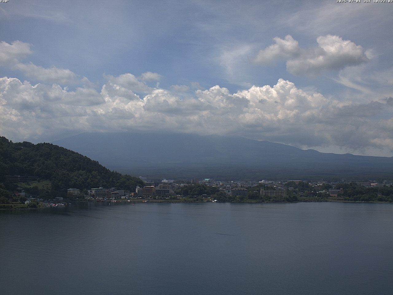 富士山ライブカメラ-河口湖逆さ富士