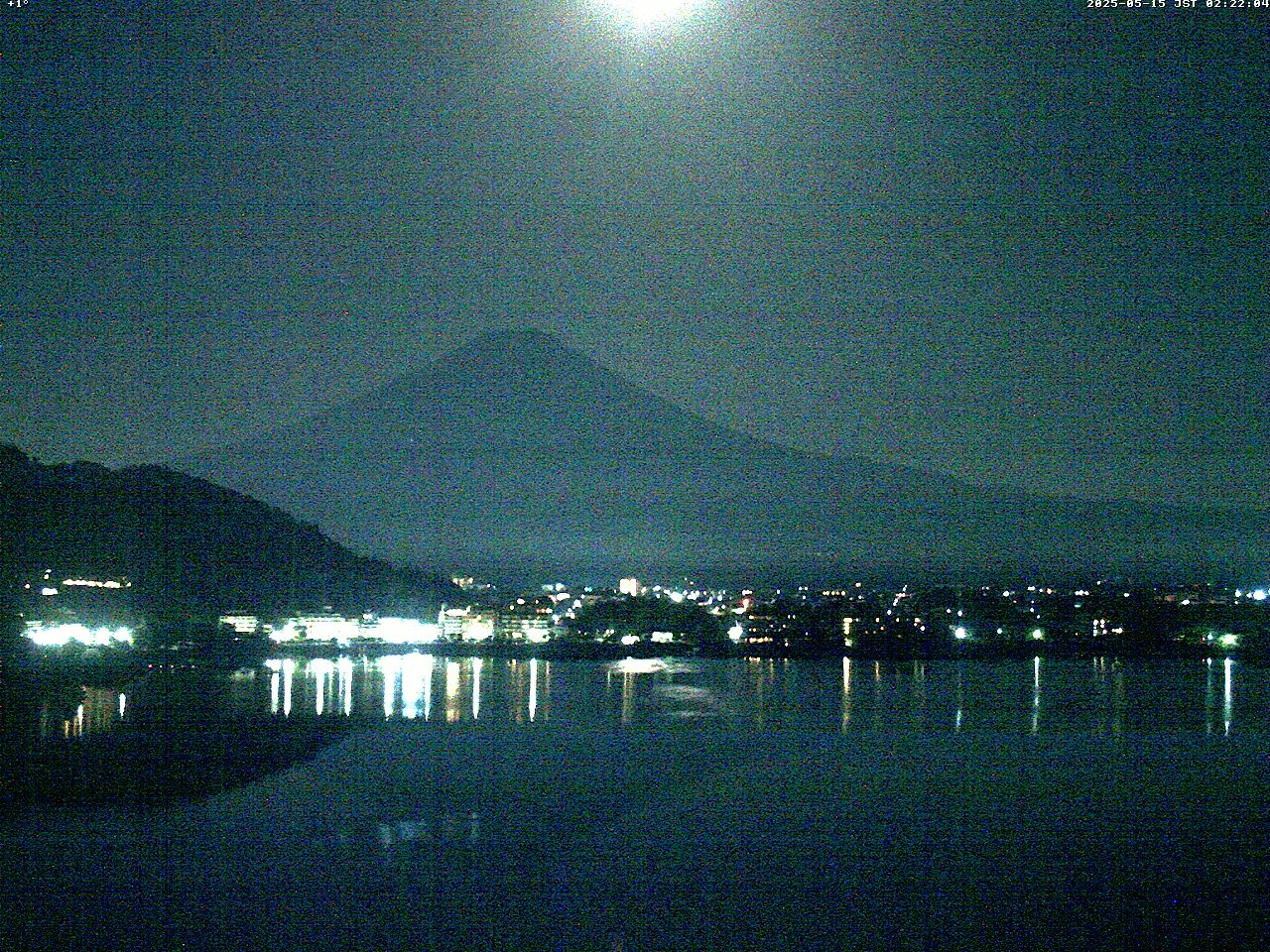 富士山ライブカメラ-河口湖逆さ富士