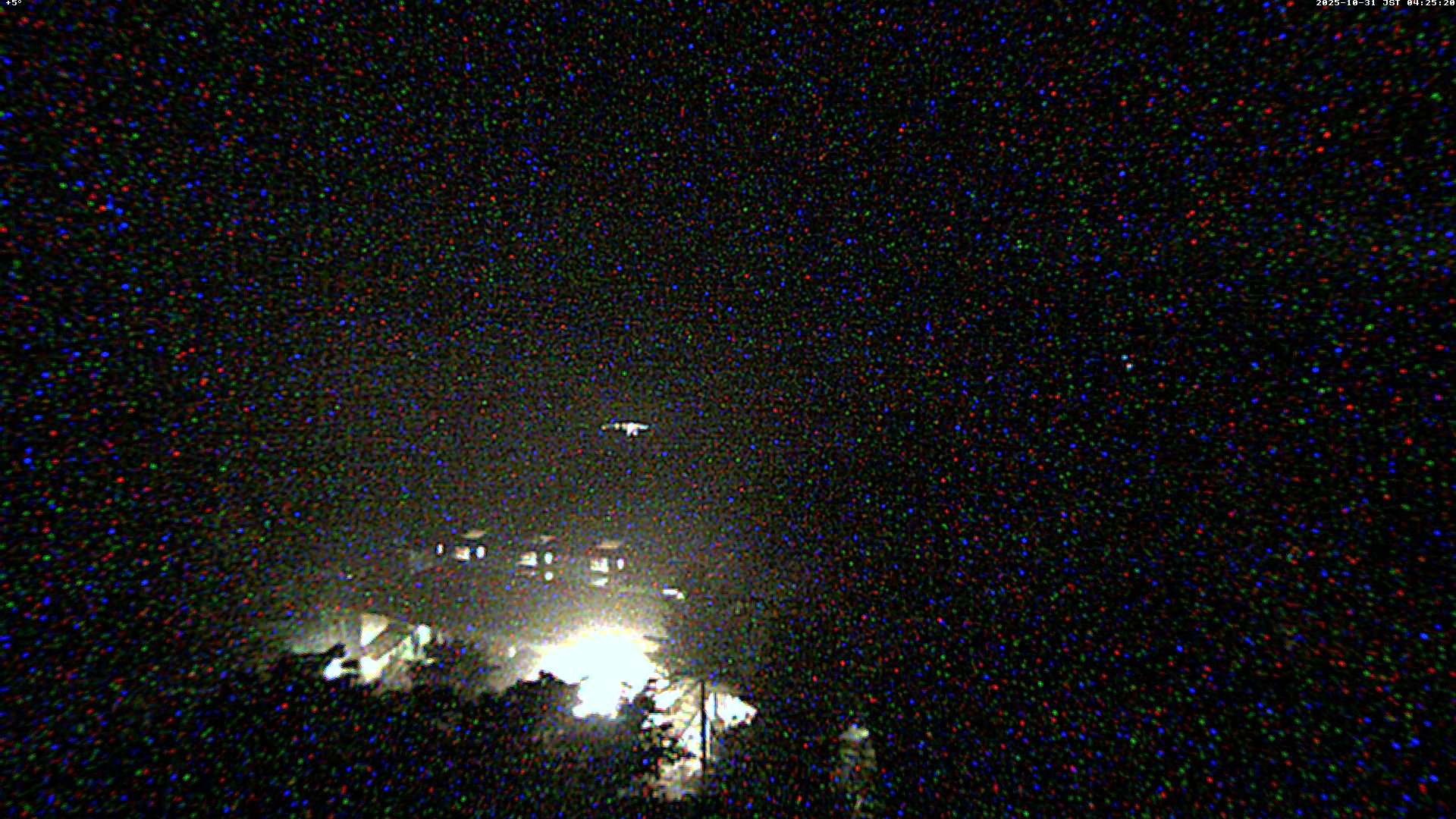 富士山ライブカメラ-山中湖高台パノラマ