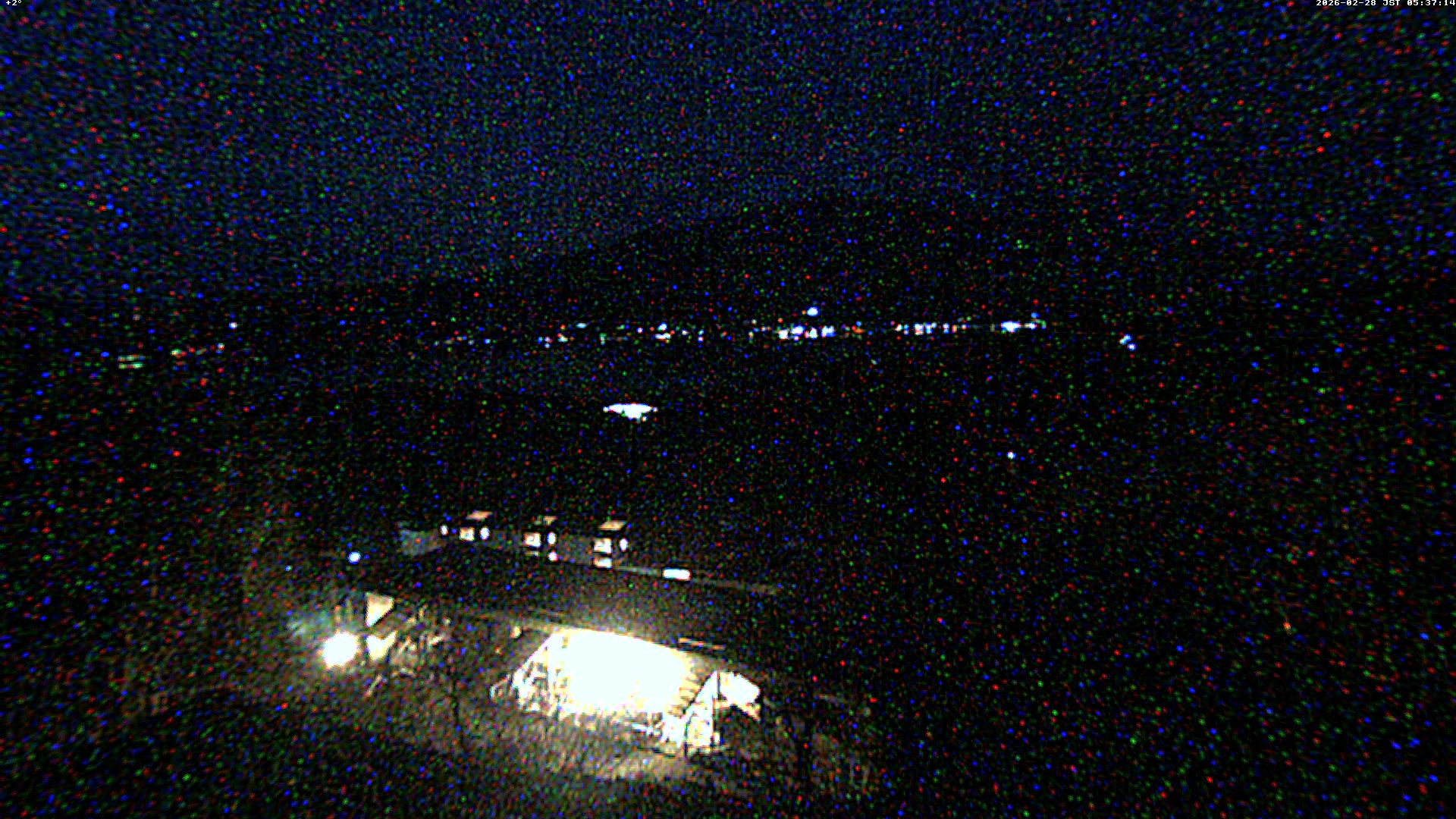 富士山ライブカメラ-山中湖高台パノラマ