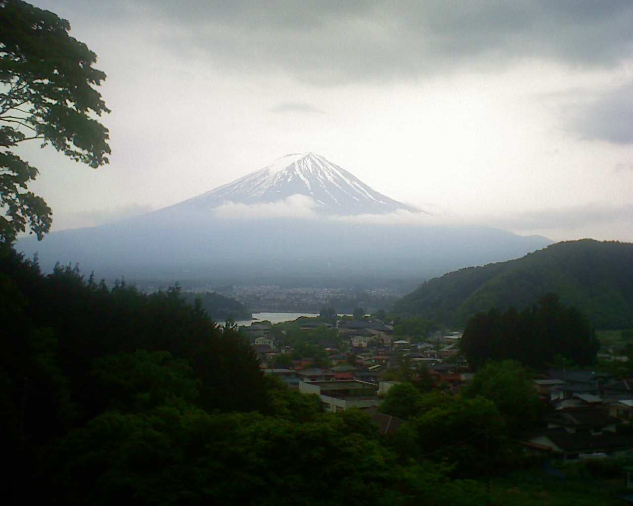 富士山ライブカメラ-河口湖大石高台