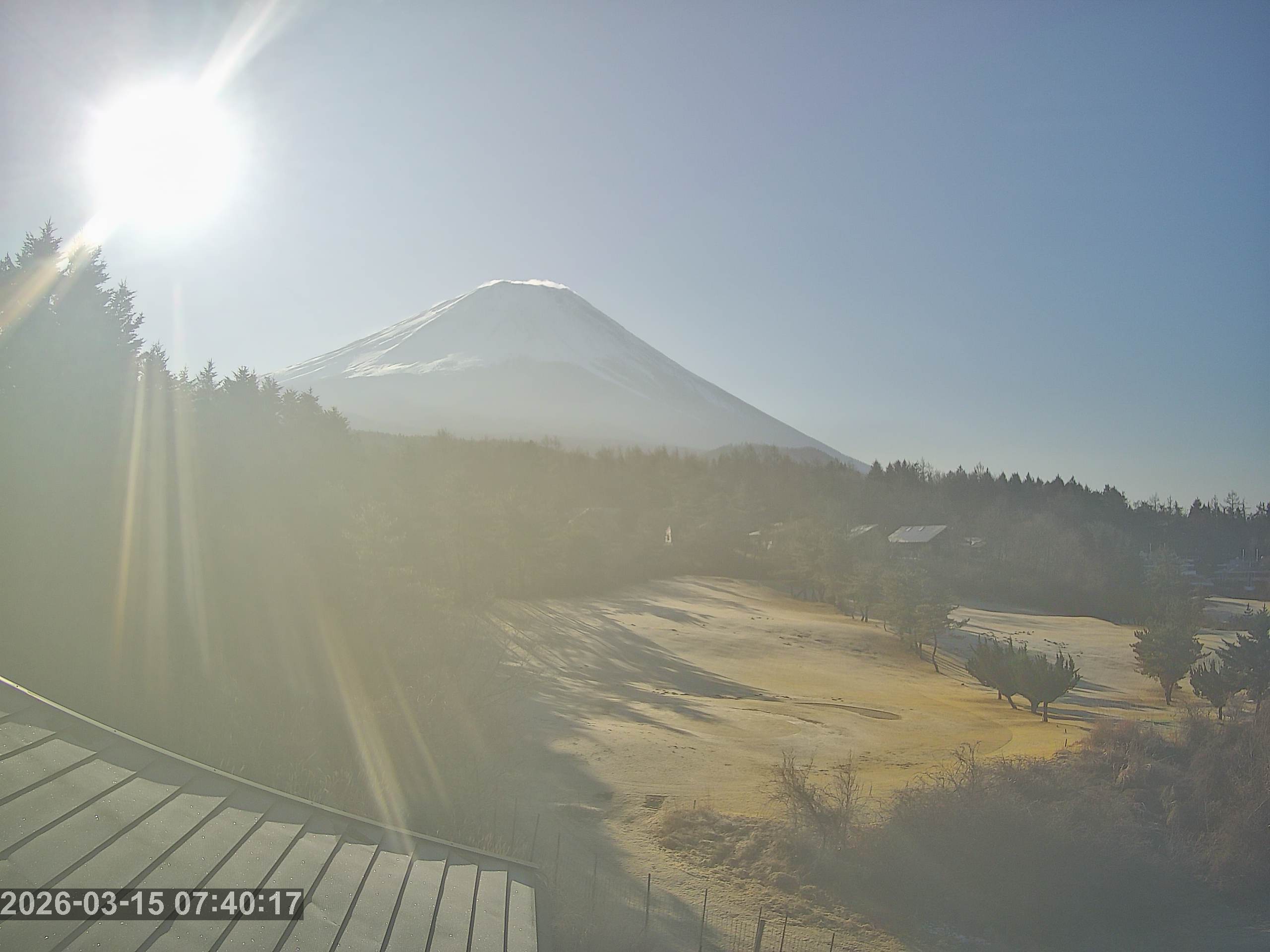 富士山ライブカメラ-富士ヶ嶺ゴルフクラブ