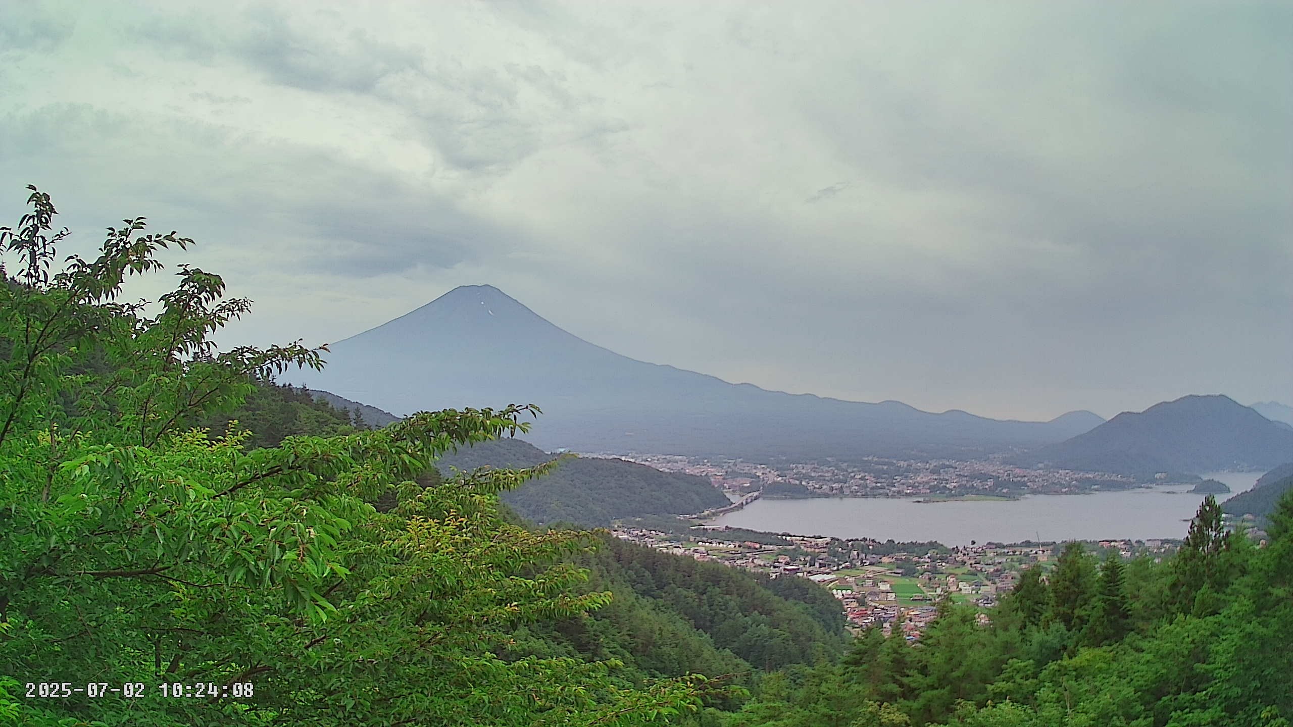 富士山ライブカメラ-河口湖母の白滝