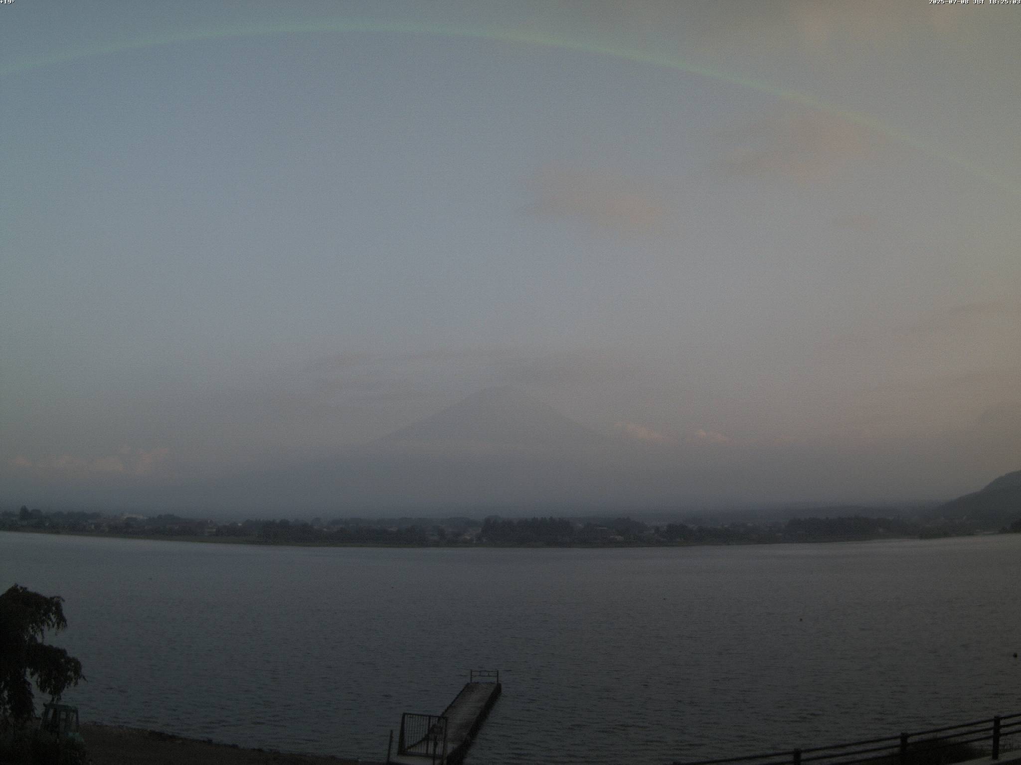 富士山ライブカメラ-河口湖北岸