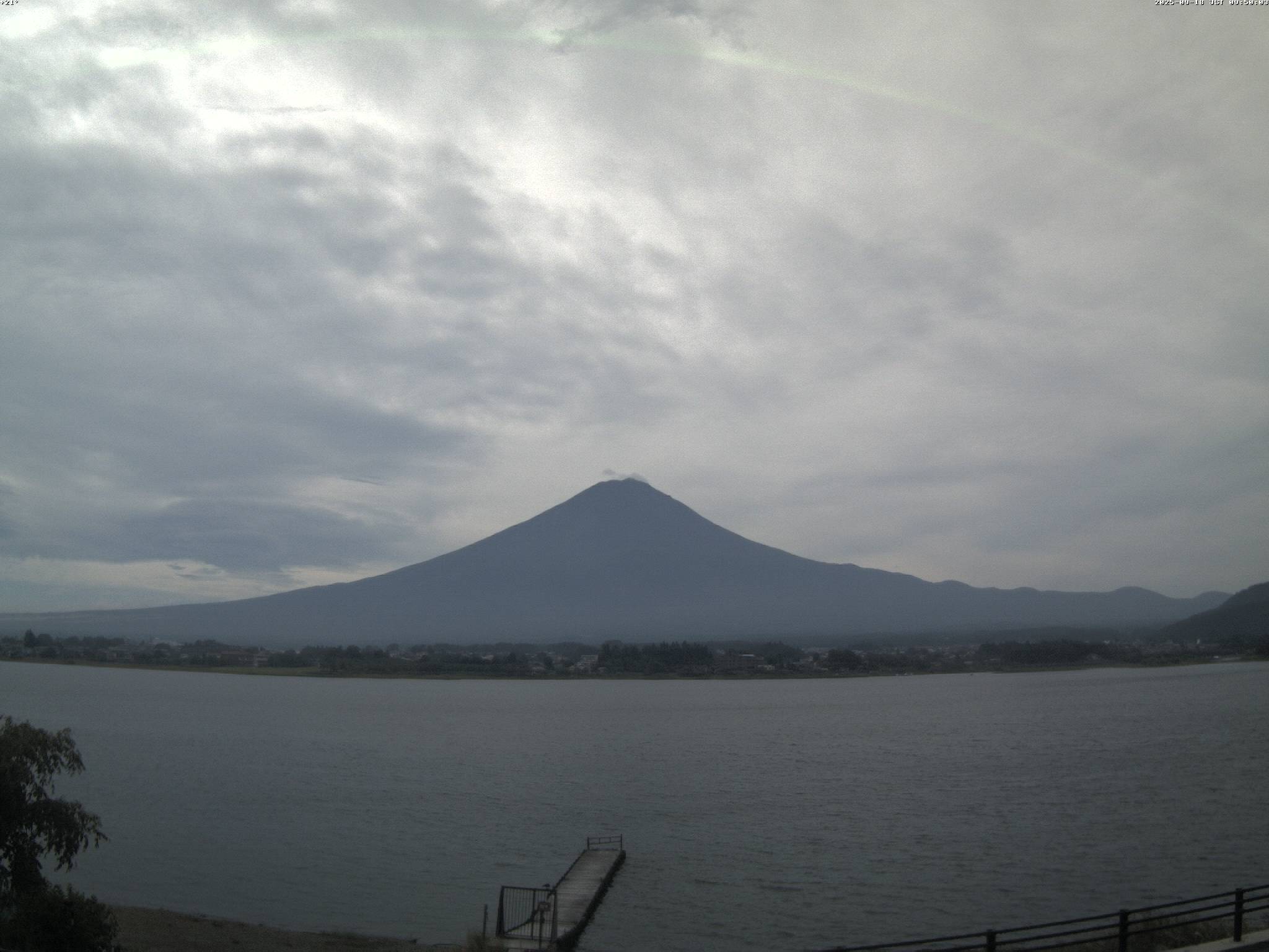 富士山ライブカメラ-河口湖北岸