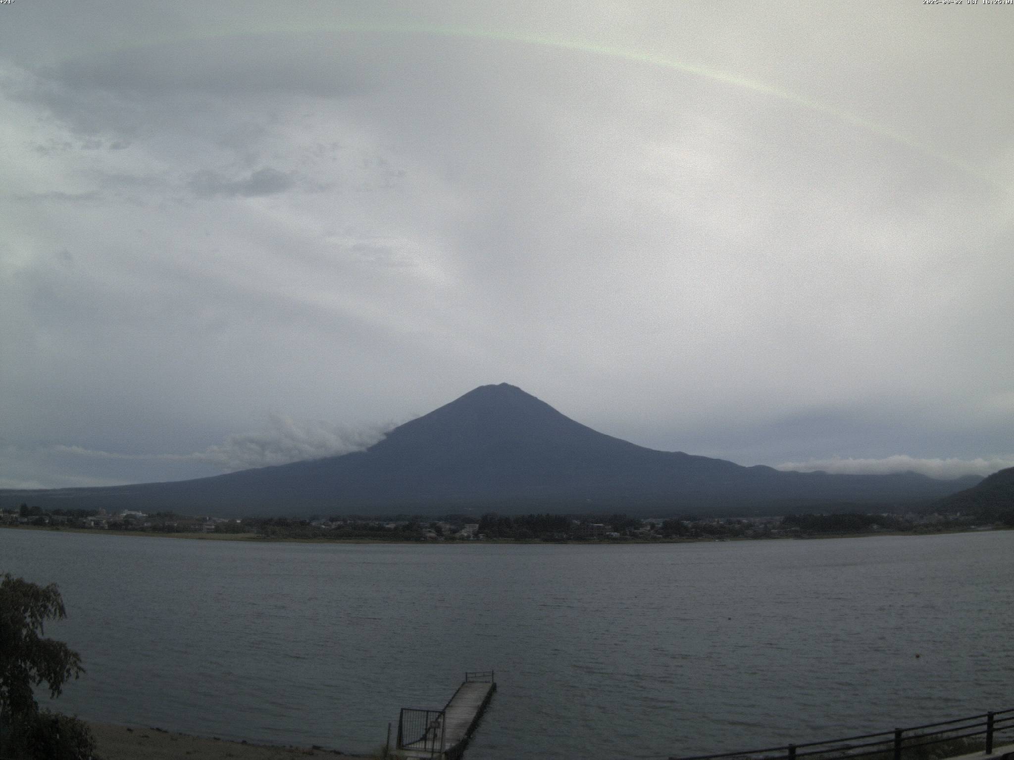 富士山ライブカメラ-河口湖北岸
