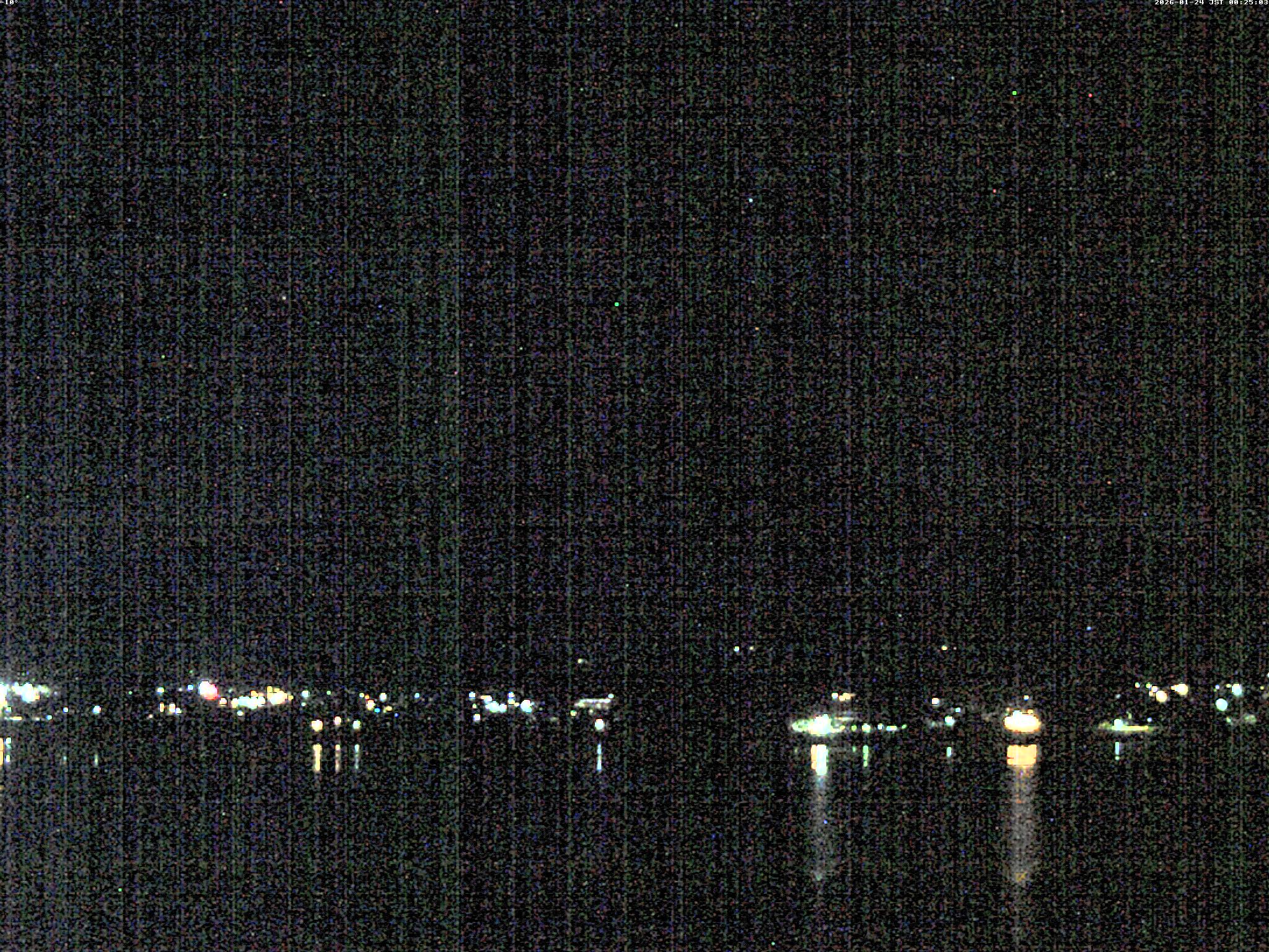 富士山ライブカメラ-河口湖北岸望遠